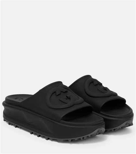 gucci slide rubber|gucci slides clearance.